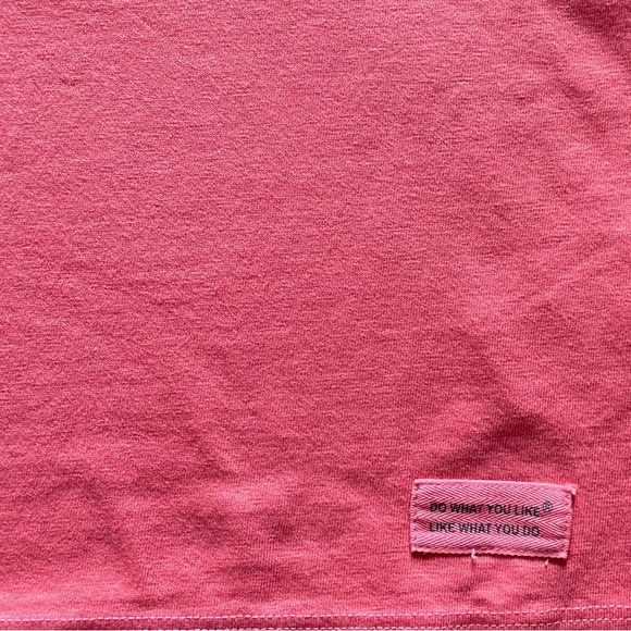 Life Is Good Pink Graphic Relaxed Tee “ Treks Hugs Rock& Roll” Women’s Medium - Picture 6 of 10